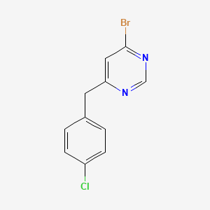 4-Bromo-6-(4-chlorobenzyl)pyrimidine