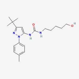 1-[3-Tert-Butyl-1-(4-Methylphenyl)-1h-Pyrazol-5-Yl]-3-(5-Hydroxypentyl)urea