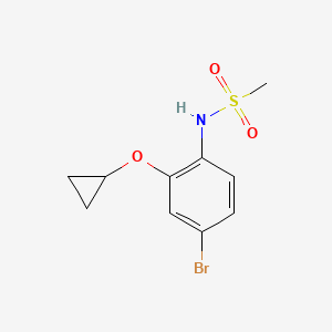 N-(4-Bromo-2-cyclopropoxyphenyl)methanesulfonamide