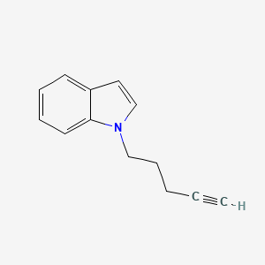 1-(Pent-4-yn-1-yl)-1H-indole