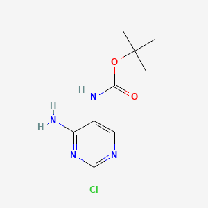 tert-Butyl (4-amino-2-chloropyrimidin-5-yl)carbamate