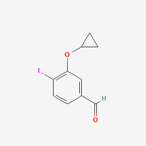 3-Cyclopropoxy-4-iodobenzaldehyde