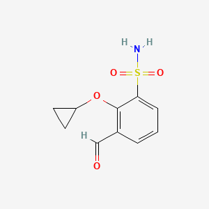 2-Cyclopropoxy-3-formylbenzenesulfonamide