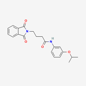 2H-Isoindole-2-butanamide, 1,3-dihydro-N-[3-(1-methylethoxy)phenyl]-1,3-dioxo-