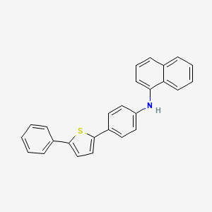 N-(4-(5-phenylthiophen-2-yl)phenyl)naphthalen-1-amine