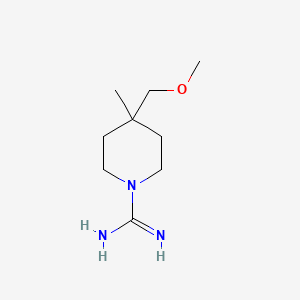 4-(Methoxymethyl)-4-methylpiperidine-1-carboximidamide