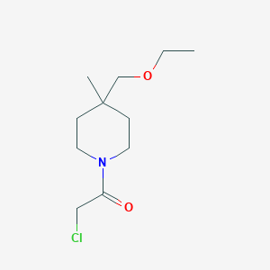 2-Chloro-1-(4-(ethoxymethyl)-4-methylpiperidin-1-yl)ethan-1-one