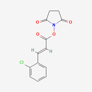 1-{[(2E)-3-(2-chlorophenyl)prop-2-enoyl]oxy}pyrrolidine-2,5-dione