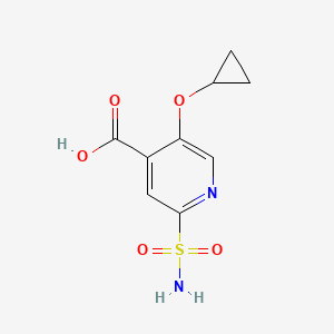 5-Cyclopropoxy-2-sulfamoylisonicotinic acid