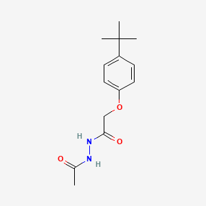 N'-acetyl-2-(4-tert-butylphenoxy)acetohydrazide