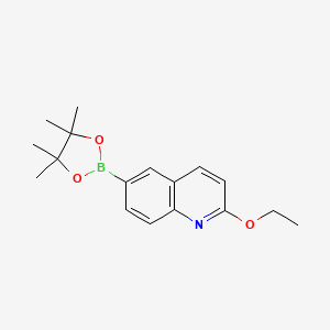 2-Ethoxy-6-(4,4,5,5-tetramethyl-1,3,2-dioxaborolan-2-yl)quinoline