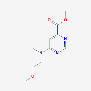Methyl 6-((2-methoxyethyl)(methyl)amino)pyrimidine-4-carboxylate