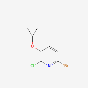 6-Bromo-2-chloro-3-cyclopropoxypyridine