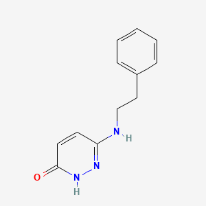 molecular formula C12H13N3O B1480314 6-(Phenethylamino)pyridazin-3-ol CAS No. 2004422-70-0