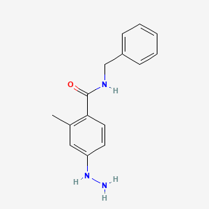 N-Benzyl-4-hydrazinyl-2-methylbenzamide