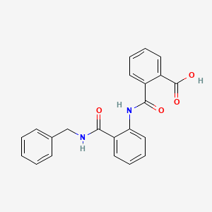 2-{[2-(Benzylcarbamoyl)phenyl]carbamoyl}benzoic acid