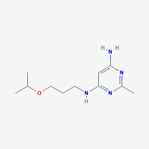 N4-(3-isopropoxypropyl)-2-methylpyrimidine-4,6-diamine