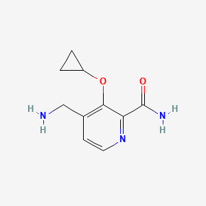 4-(Aminomethyl)-3-cyclopropoxypicolinamide