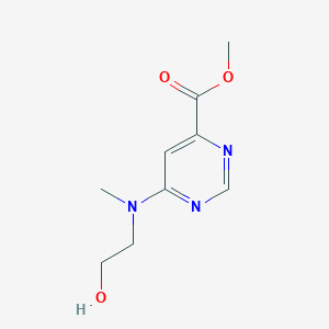 Methyl 6-((2-hydroxyethyl)(methyl)amino)pyrimidine-4-carboxylate