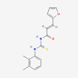 (2E)-N-[(2,3-dimethylphenyl)carbamothioyl]-3-(furan-2-yl)prop-2-enamide