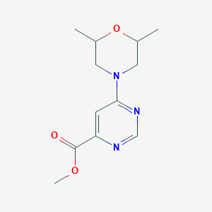 Methyl 6-(2,6-dimethylmorpholino)pyrimidine-4-carboxylate