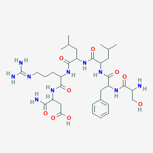 (3S,6S,9S,12S,15S,18S)-18-Amino-15-benzyl-3-carbamoyl-6-(3-guanidinoPropyl)-19-hydroxy-9,12-diisobutyl-5,8,11,14,17-pentaoxo-4,7,10,13,16-pentaazanonadecan-1-oic acid