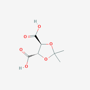 (4S,5S)-2,2-dimethyl-1,3-dioxolane-4,5-dicarboxylic acid