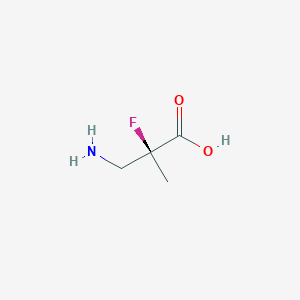 (2S)-3-amino-2-fluoro-2-methylpropanoic acid