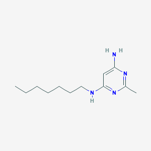 N4-heptyl-2-methylpyrimidine-4,6-diamine