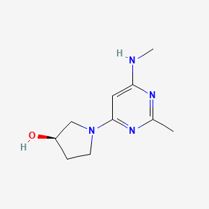 molecular formula C10H16N4O B1480334 (R)-1-(2-methyl-6-(methylamino)pyrimidin-4-yl)pyrrolidin-3-ol CAS No. 2092255-93-9