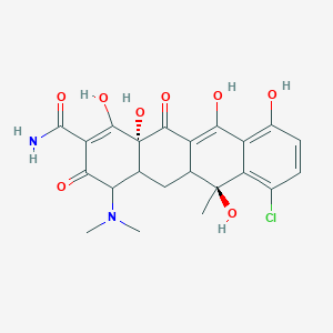 (6S,12aR)-7-chloro-4-(dimethylamino)-1,6,10,11,12a-pentahydroxy-6-methyl-3,12-dioxo-4,4a,5,5a-tetrahydrotetracene-2-carboxamide