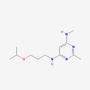 N4-(3-isopropoxypropyl)-N6,2-dimethylpyrimidine-4,6-diamine