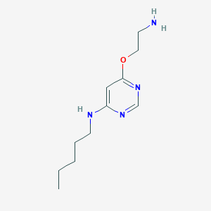 6-(2-aminoethoxy)-N-pentylpyrimidin-4-amine