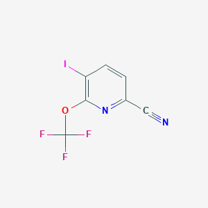 5-Iodo-6-(trifluoromethoxy)picolinonitrile