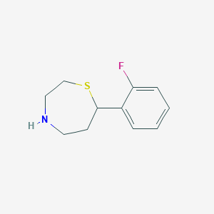 7-(2-Fluorophenyl)-1,4-thiazepane