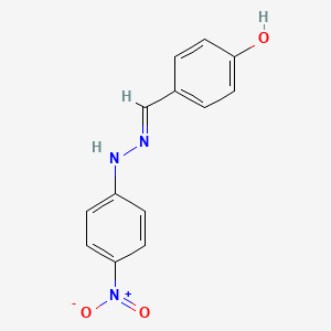 4-Hydroxybenzaldehyde, 4-nitrophenylhydrazone