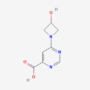 6-(3-Hydroxyazetidin-1-yl)pyrimidine-4-carboxylic acid