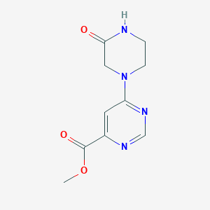 Methyl 6-(3-oxopiperazin-1-yl)pyrimidine-4-carboxylate