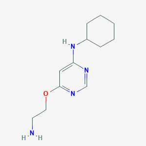 6-(2-aminoethoxy)-N-cyclohexylpyrimidin-4-amine