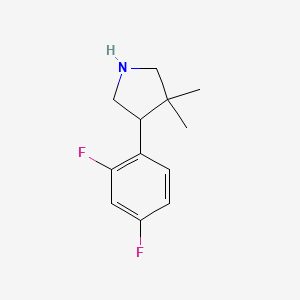 4-(2,4-Difluorophenyl)-3,3-dimethylpyrrolidine