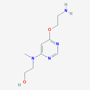 2-((6-(2-Aminoethoxy)pyrimidin-4-yl)(methyl)amino)ethan-1-ol