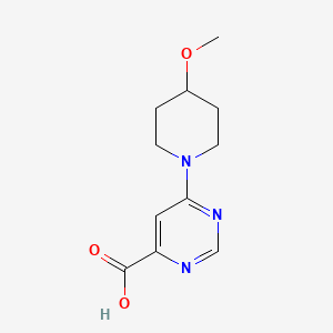 6-(4-Methoxypiperidin-1-yl)pyrimidine-4-carboxylic acid