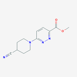 Methyl 6-(4-cyanopiperidin-1-yl)pyridazine-3-carboxylate