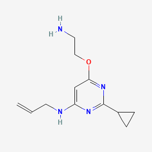 N-allyl-6-(2-aminoethoxy)-2-cyclopropylpyrimidin-4-amine