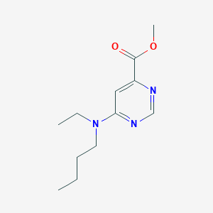 Methyl 6-(butyl(ethyl)amino)pyrimidine-4-carboxylate