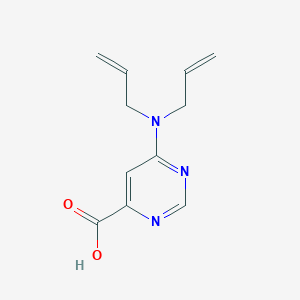 molecular formula C11H13N3O2 B1480398 6-(Diallylamino)pyrimidine-4-carboxylic acid CAS No. 1856516-37-4