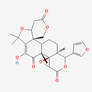 (2R,13R,14R,20S)-19-(furan-3-yl)-11-hydroxy-9,9,13,20-tetramethyl-4,8,15,18-tetraoxahexacyclo[11.9.0.02,7.02,10.014,16.014,20]docos-10-ene-5,12,17-trione