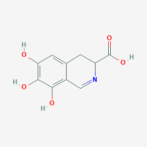 6,7,8-Trihydroxy-3,4-dihydroisoquinoline-3-carboxylic acid