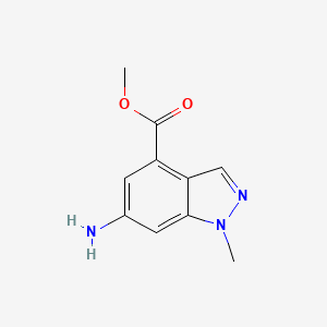 1H-Indazole-4-carboxylic acid, 6-amino-1-methyl-, methyl ester