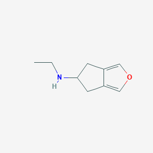 N-ethyl-5,6-dihydro-4H-cyclopenta[c]furan-5-amine